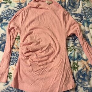 LOFT Soft Pink Long Sleeve Top